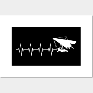 Hang Gliding Heartbeat Posters and Art